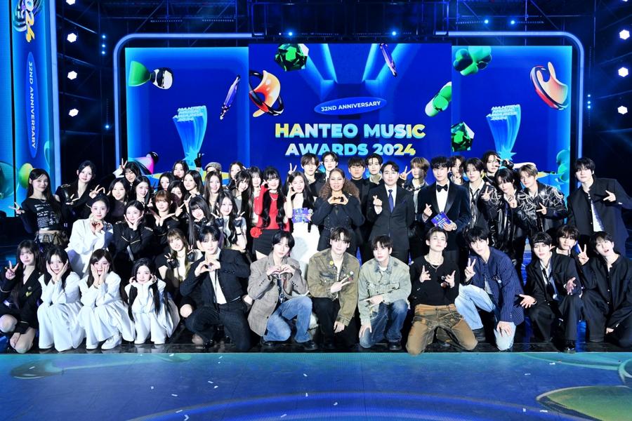 hanteo music adventure night party Kicks Off 32nd HMA 2024 with a Spectacular Celebration